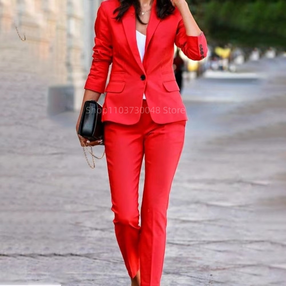 Fashion Office Ladies Blazer a - Women'S Formal Wear With Pants review and price