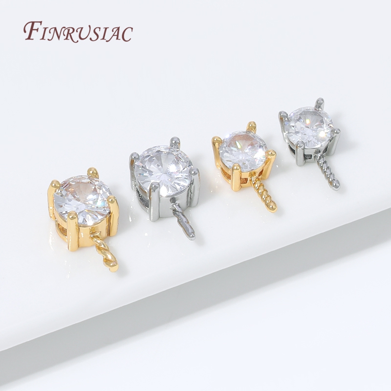 18K Gold Plated CZ Prong Set P - Pearl Necklace Set review and price