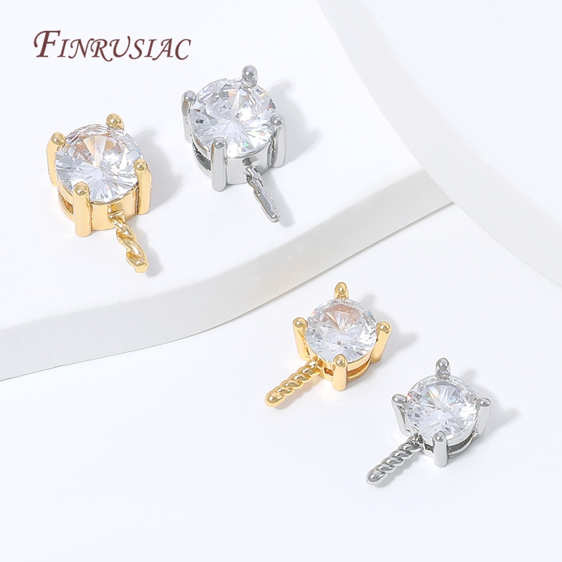 18K Gold Plated CZ Prong Set P - Pearl Necklace Set review and price